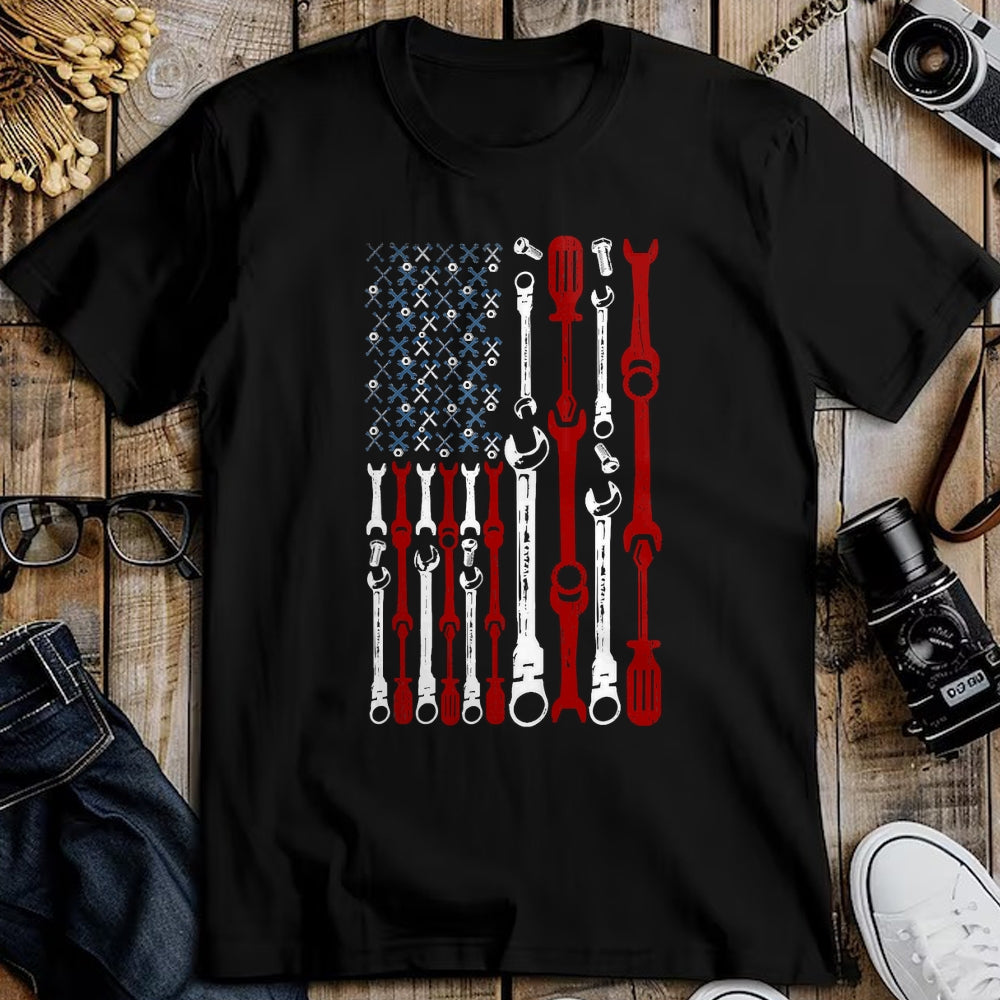 Best Mechanic Life Shirt, Funny Mechanic UnisexT-Shirt/Hoodie/Sweatshirt HLT00 - American Flag Mechanic Shirts Patriotic Mechanic USA Flag T-Shirt for Women Kids Men