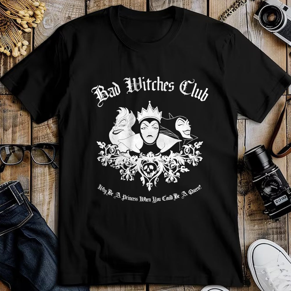 Best Wife Shirt, Wife and Husband Unisex T-Shirt/Hoodie/Sweatshirt HLT00 - Disney Villains Bad Witches Club Group Shot Vintage T-Shirt