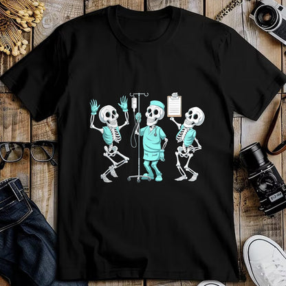 Best Doctor Shirt, Funny Doctor UnisexT-Shirt/Hoodie/Sweatshirt HLT00 - Funny Skeleton Doctor Halloween Humor for Nurses T-Shirt