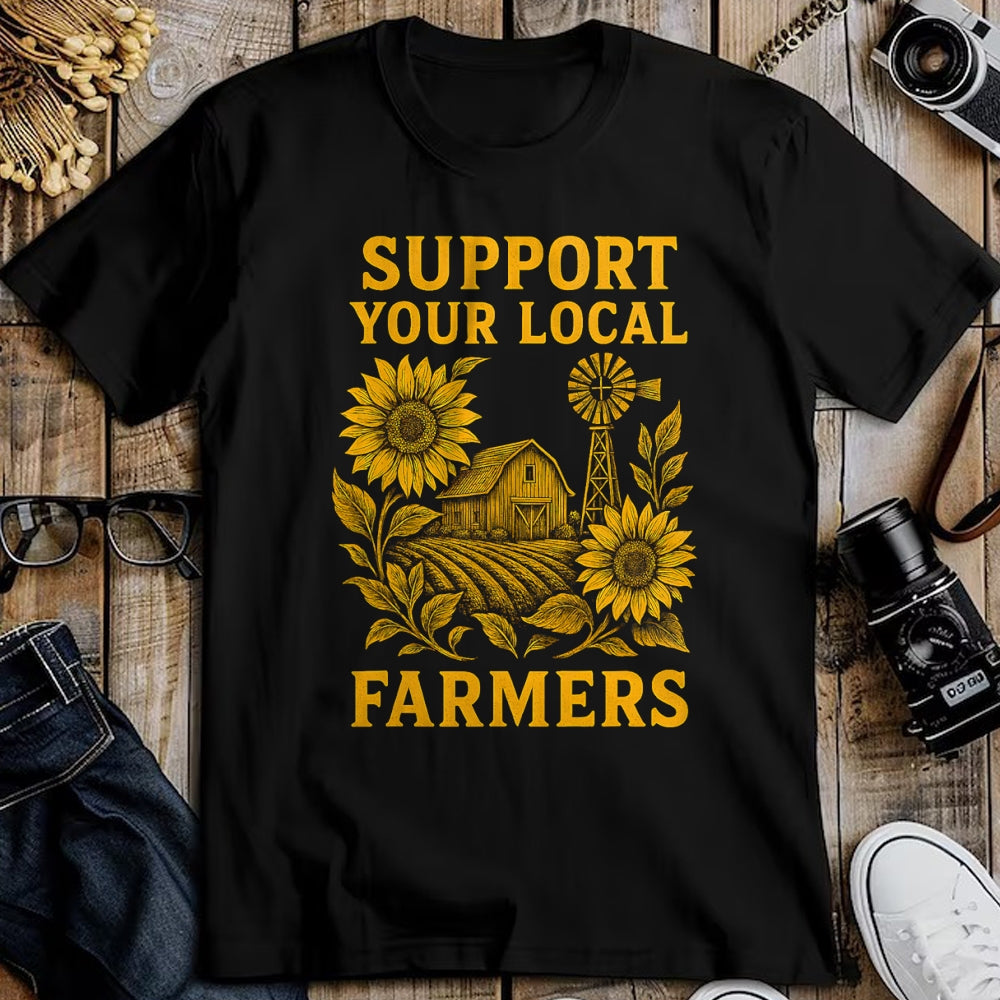 Best Farmer Life Shirt, Funny Farmer UnisexT-Shirt/Hoodie/Sweatshirt HLT00 - Support Your Local Farmers Rustic Agriculture Pride Organic T-Shirt