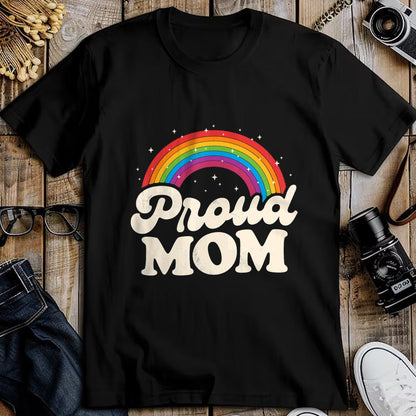Gift for Mom Shirt, Funny Mom Unisex T-Shirt/Hoodie/Sweatshirt HLT00 - LGBTQ Proud Mom Gay Pride LGBT Ally Rainbow Mothers Day T-Shirt