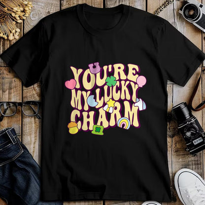 Gift for Mom Shirt, Funny Mom Unisex T-Shirt/Hoodie/Sweatshirt HLT00 - Groovy You_re My Lucky Charm Feeling Lucky St.Patrick_ Day T-Shirt