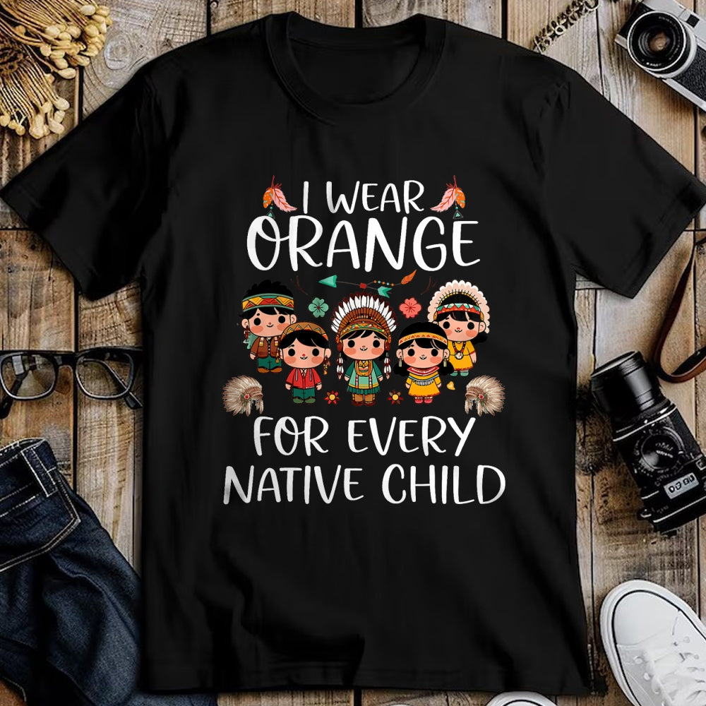 Native American T-Shirts, Vintage Native American Unisex T-Shirt/Hoodie/Sweatshirt HLT00 - Wear orange for every American native Indian children (1)