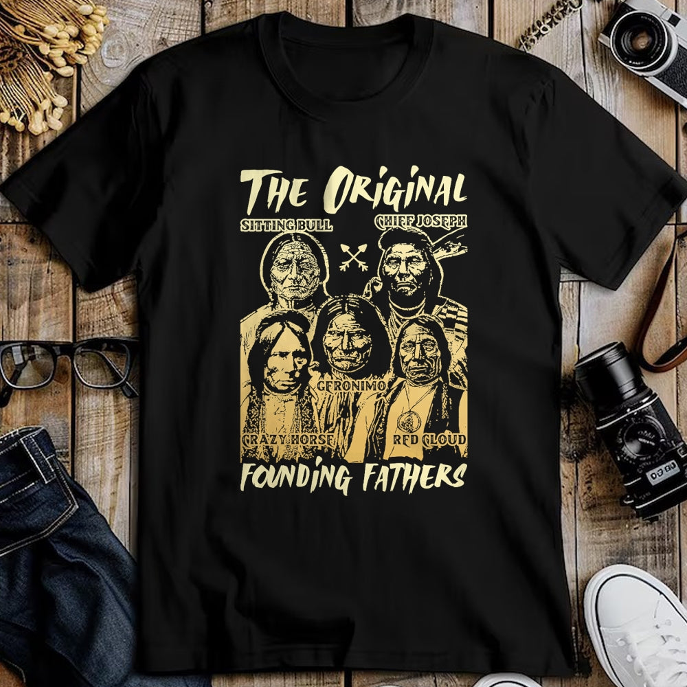 Native American T-Shirts, Vintage Native American Unisex T-Shirt/Hoodie/Sweatshirt HLT00 - The Original Founding Fathers Native American Themed