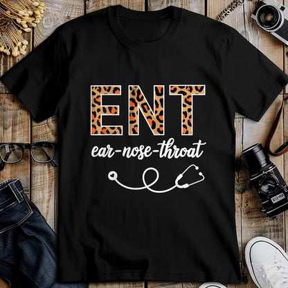 Best Doctor Shirt, Funny Doctor UnisexT-Shirt/Hoodie/Sweatshirt HLT00 - Otolaryngology Otolaryngologist Leopard Ear Nose Throat ENT T-Shirt