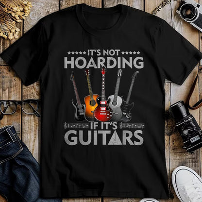 Guitar Lover Shirt, Funny Guitar UnisexT-Shirt/Hoodie/Sweatshirt HLT00 - It_s Not Hoarding If Its Guitars Vintage T-Shirt