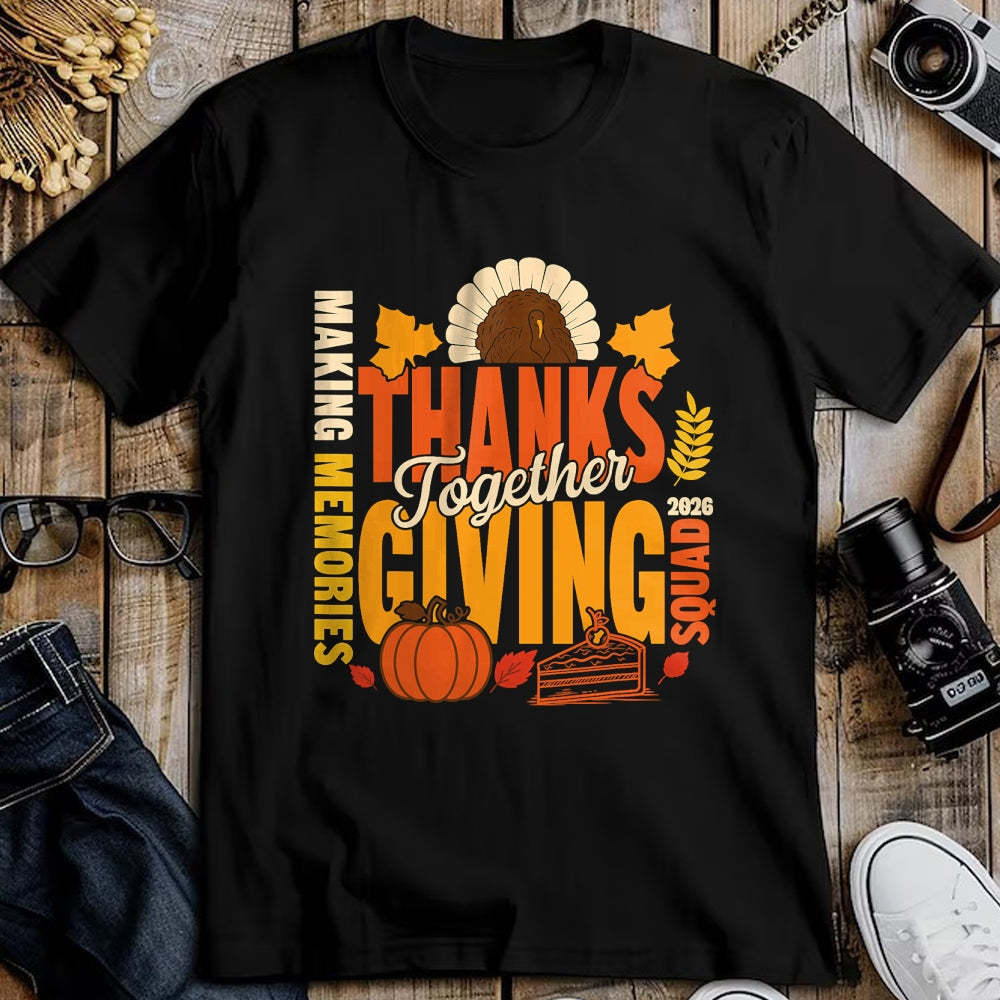Best Thanksgiving Family Shirt , Funny Thanksgiving UnisexT-Shirt/Hoodie/Sweatshirt HLT00 - Family Thanksgiving Squad 2026 Matching Family Thanksgiving T-Shirt (2)