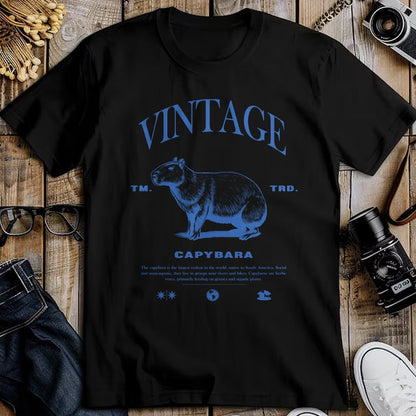 Cute Capybara Shirt, Funny Capybara Unisex T-Shirt/Hoodie/Sweatshirt HLT00 - Capybara Vintage Long Sleeve T-Shirt