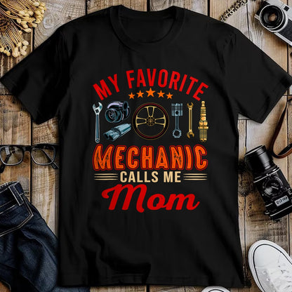 Best Mechanic Life Shirt, Funny Mechanic UnisexT-Shirt/Hoodie/Sweatshirt HLT00 - Vintage My Favorite Mechanic Calls Me Mom Funny Mechanic T-Shirt