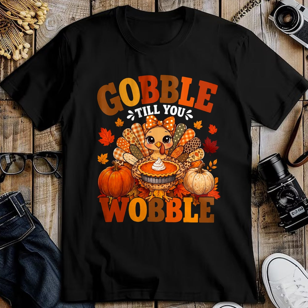 Best Thanksgiving Family Shirt , Funny Thanksgiving UnisexT-Shirt/Hoodie/Sweatshirt HLT00 - Gobble Till You Wobble Retro Funny Turkey Thanksgiving Women T-Shirt