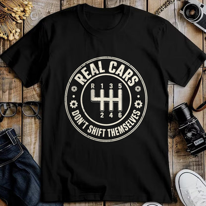 Best Mechanic Life Shirt, Funny Mechanic UnisexT-Shirt/Hoodie/Sweatshirt HLT00 - Real Cars Dont Shift Themselves Automotive Mechanic T-Shirt