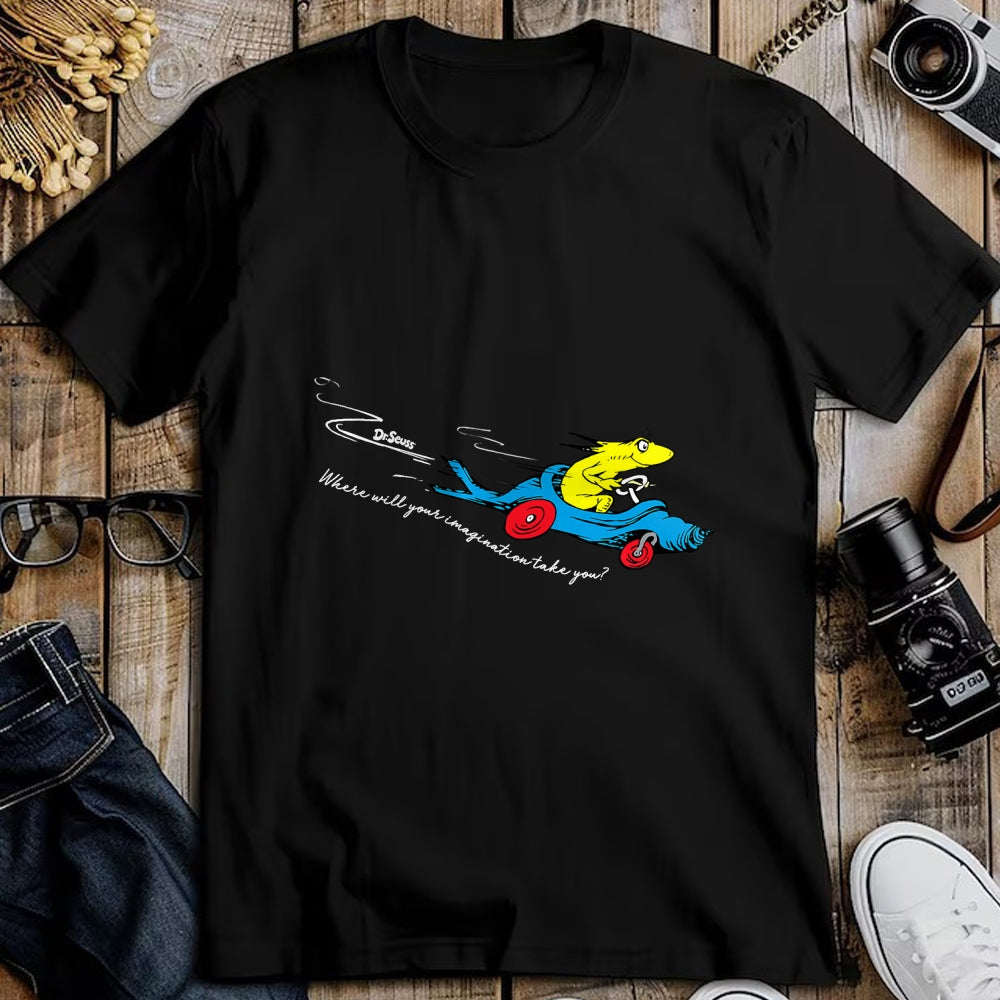 Best Doctor Shirt, Funny Doctor UnisexT-Shirt/Hoodie/Sweatshirt HLT00 - Dr. Seuss Imagination Takes You T-Shirt