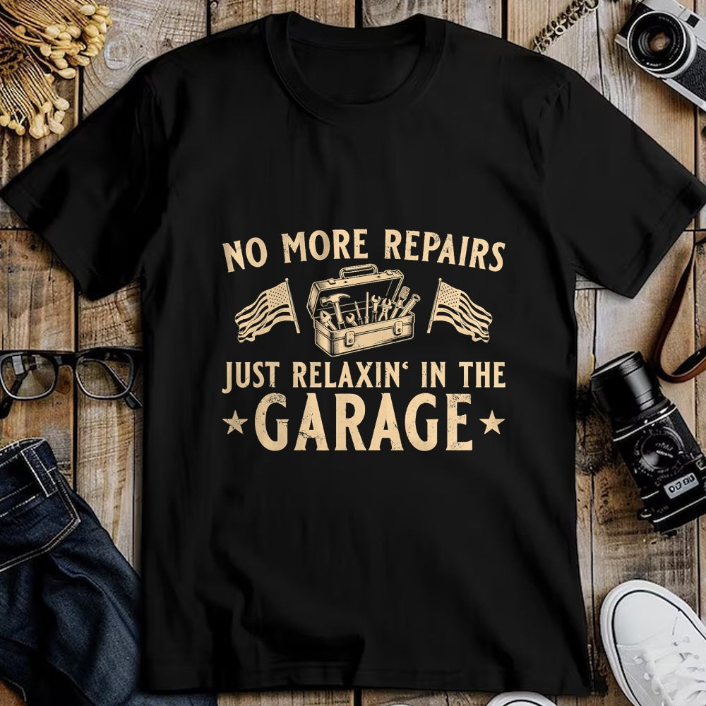 Best Mechanic Life Shirt, Funny Mechanic UnisexT-Shirt/Hoodie/Sweatshirt HLT00 - Mens Mechanic No More Repairs Just Relaxin' Retired T-Shirt