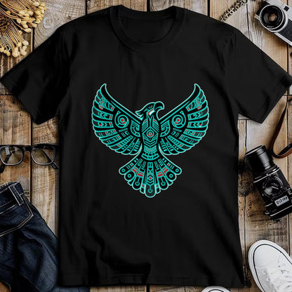 Native American T-Shirts, Vintage Native American Unisex T-Shirt/Hoodie/Sweatshirt HLT00 - Thunderbird Native American Tribal Art (1)