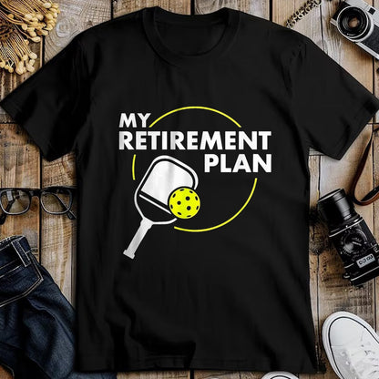 Funny Pickleball Shirt, Pickleball Lover Unisex T-Shirt/Hoodie/Sweatshirt HLT00 - My Retirement Plan Funny Pickleball Slogan T-Shirt, Women, Red, X-Large