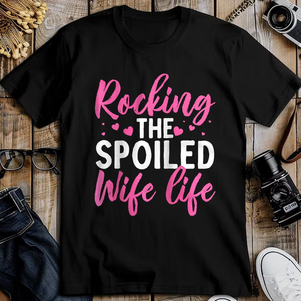 Best Wife Shirt, Wife and Husband Unisex T-Shirt/Hoodie/Sweatshirt HLT00 - Gift for wife T shirt, spoiled wife   Funny Spoiled Wife Art For Women Girls Husband Spoiled Wife Ra (16)