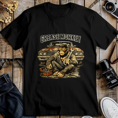 Best Mechanic Life Shirt, Funny Mechanic UnisexT-Shirt/Hoodie/Sweatshirt HLT00 - Greasemonkey Gorilla Retro Mechanic Garage Monkey T-Shirt