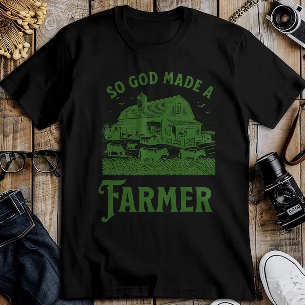 Best Farmer Life Shirt, Funny Farmer UnisexT-Shirt/Hoodie/Sweatshirt HLT00 - So God Made a Farmer Country Life T-Shirt for Fans T-Shirt