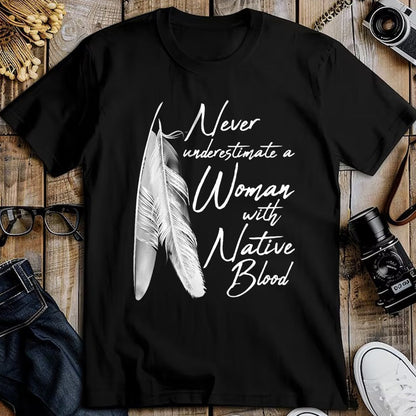 Native American T-Shirts, Vintage Native American Unisex T-Shirt/Hoodie/Sweatshirt HLT00 - Native American A Woman With Native Blood American Indian