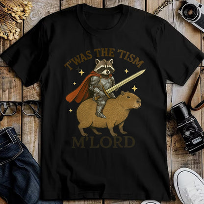 Cute Capybara Shirt, Funny Capybara Unisex T-Shirt/Hoodie/Sweatshirt HLT00 - TWAS The Tism M Lord Funny Raccoon Vintage Capybara Autism T-Shirt