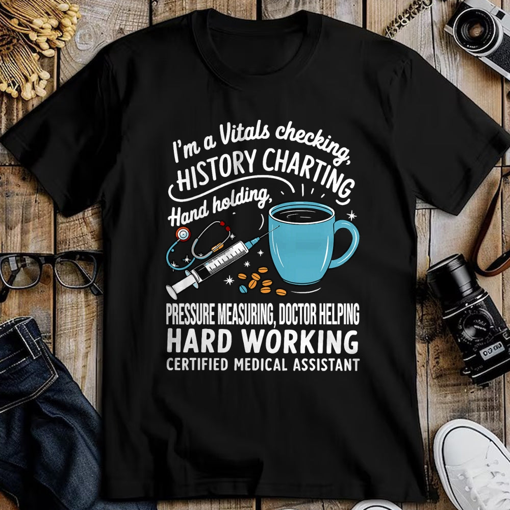 Best Doctor Shirt, Funny Doctor UnisexT-Shirt/Hoodie/Sweatshirt HLT00 - Vitals CMA Doctor Nursing Certified Medical Assistant T-Shirt