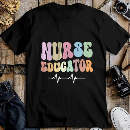 Funny Nurse Shirt, Nurse Unisex T-Shirt/Hoodie/Sweatshirt HLT00 - Groovy Certified Nurse Educator Nursing School Instructor T-Shirt