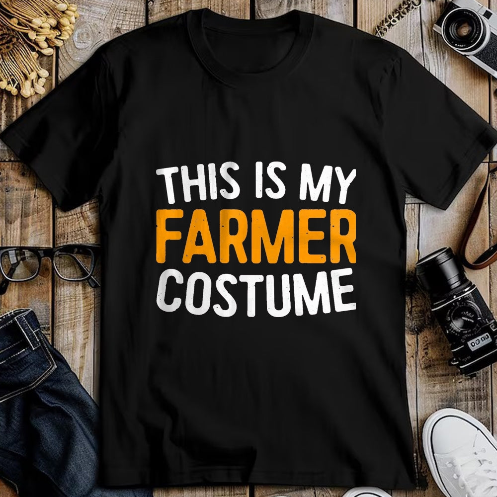 Best Farmer Life Shirt, Funny Farmer UnisexT-Shirt/Hoodie/Sweatshirt HLT00 - This is My Farmer Costume Shirt Adult Kids Farmer Costume T-Shirt, Men, Black, Medium