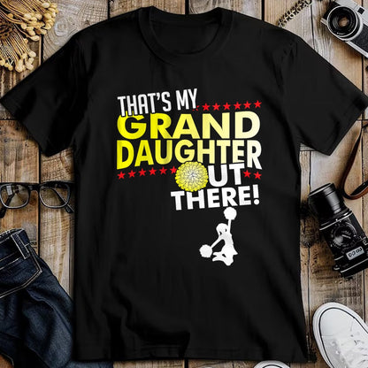 Best Grandpa Shirt, Proud Grandpa Unisex T-Shirt/Hoodie/Sweatshirt HLT00 - My Granddaughter - Cheerleader Grandpa & Grandma T Shirt T-Shirt