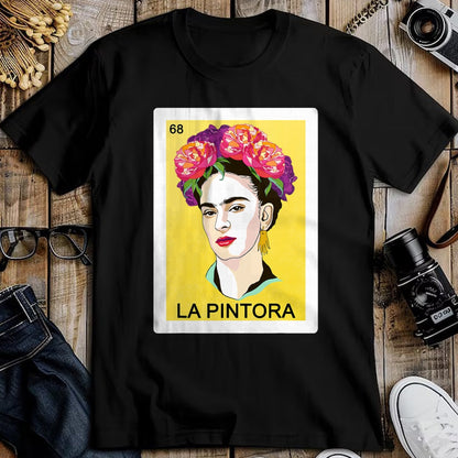 Best Thanksgiving Family Shirt , Funny Thanksgiving UnisexT-Shirt/Hoodie/Sweatshirt HLT00 - Funny Spanish-Mexican Bingo Gift for Women Girl - La Pintora T-Shirt