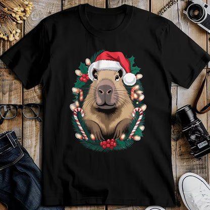 Cute Capybara Shirt, Funny Capybara Unisex T-Shirt/Hoodie/Sweatshirt HLT00 - Capybara Christmas Long Sleeve T-Shirt (3)
