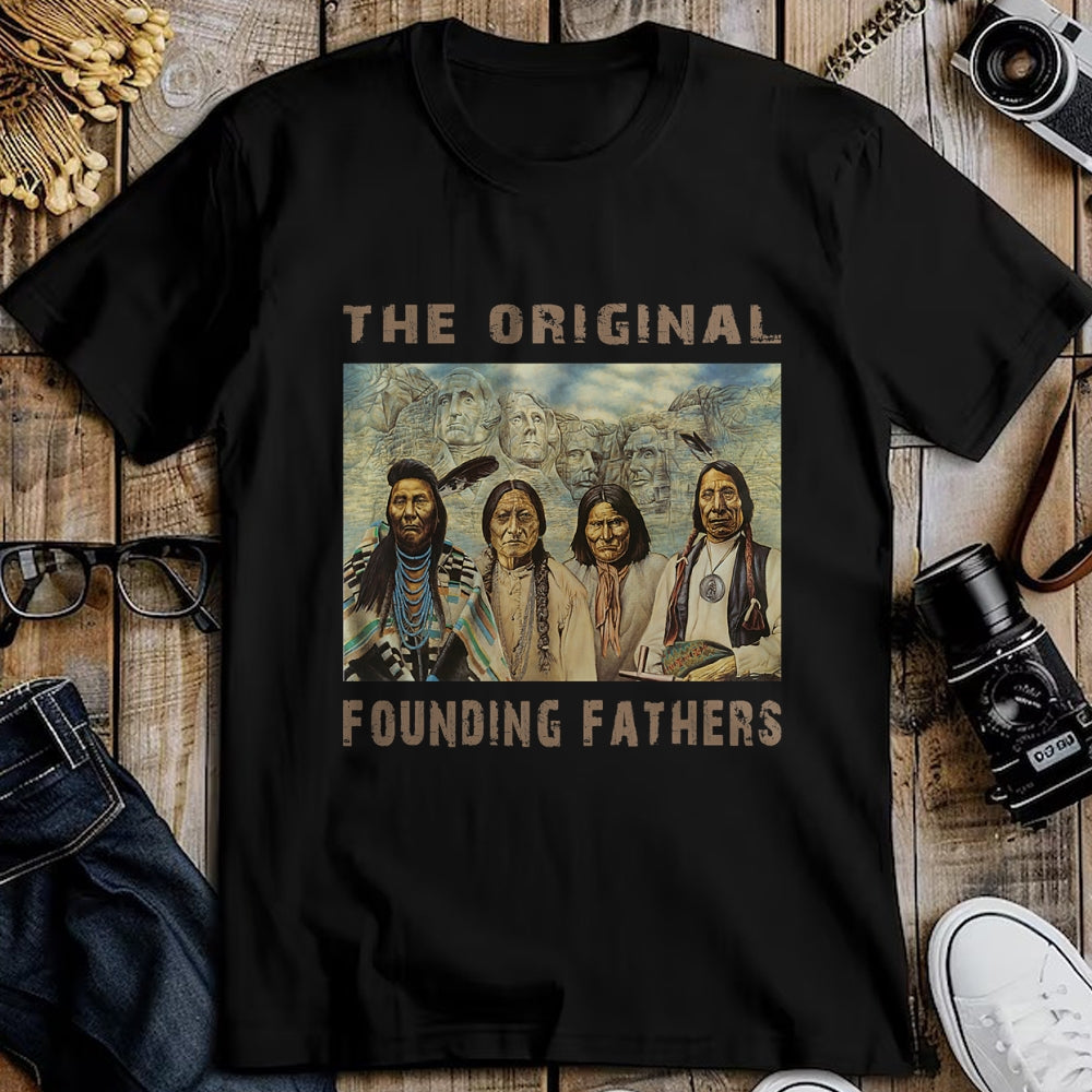 Native American T-Shirts, Vintage Native American Unisex T-Shirt/Hoodie/Sweatshirt HLT00 - Native American Original Founding Fathers