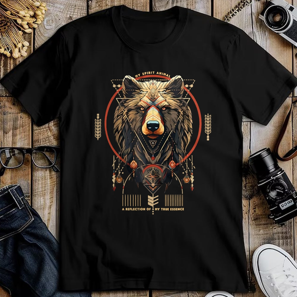 Native American T-Shirts, Vintage Native American Unisex T-Shirt/Hoodie/Sweatshirt HLT00 - Bear Native American Mountain Forest Wildlife Bears Lover