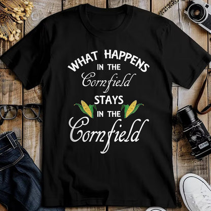 Best Farmer Life Shirt, Funny Farmer UnisexT-Shirt/Hoodie/Sweatshirt HLT00 - Funny What Happens in the Cornfield Stays Farm Life Gift T-Shirt