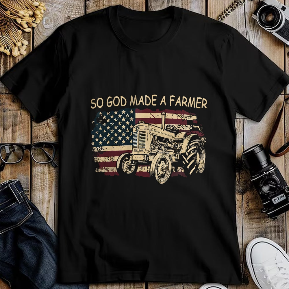 Best Farmer Life Shirt, Funny Farmer UnisexT-Shirt/Hoodie/Sweatshirt HLT00 - So God Made A Farmer, Farming Farmer T-Shirt (1)