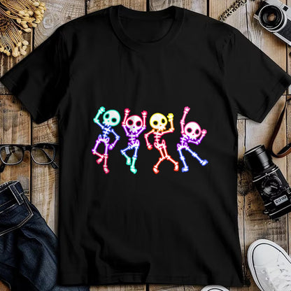 Best Thanksgiving Family Shirt , Funny Thanksgiving UnisexT-Shirt/Hoodie/Sweatshirt HLT00 - Glow in The Halloween Night Skeleton Funny Dancing Skeleton T-Shirt