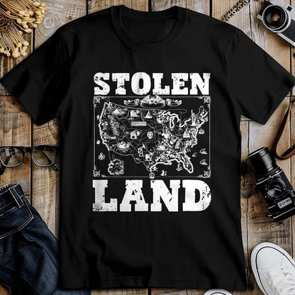 Native American T-Shirts, Vintage Native American Unisex T-Shirt/Hoodie/Sweatshirt HLT00 - Stolen Land Indian Pride Tribes Native American Indigenous