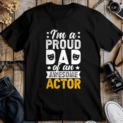 Gift for Dad Shirt, Funny Dad Unisex T-Shirt/Hoodie/Sweatshirt HLT00 – Proud Theatre Actor Dad Theatre Dad Theatre Father Long Sleeve T-Shirt