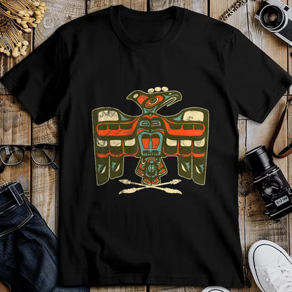 Native American T-Shirts, Vintage Native American Unisex T-Shirt/Hoodie/Sweatshirt HLT00 - vintage Native American Indian Totem Bird Art