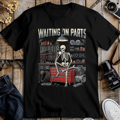 Best Mechanic Life Shirt, Funny Mechanic UnisexT-Shirt/Hoodie/Sweatshirt HLT00 - Funny Waiting On Parts Mechanic Skeleton Auto Repair Life T-Shirt, Men, Black, 3X-Large (2)