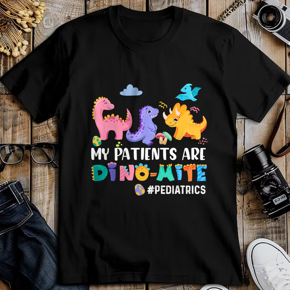 Funny Nurse Shirt, Nurse Unisex T-Shirt/Hoodie/Sweatshirt HLT00 - Pediatric Nurse PEDS Nursing Appreciation Pediatric Dinosaur T-Shirt