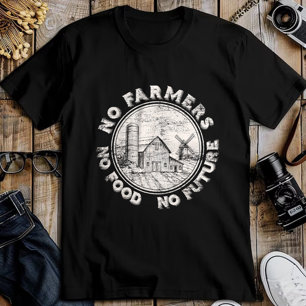 Best Farmer Life Shirt, Funny Farmer UnisexT-Shirt/Hoodie/Sweatshirt HLT00 - No Farmers No Food No Future T-Shirt Small