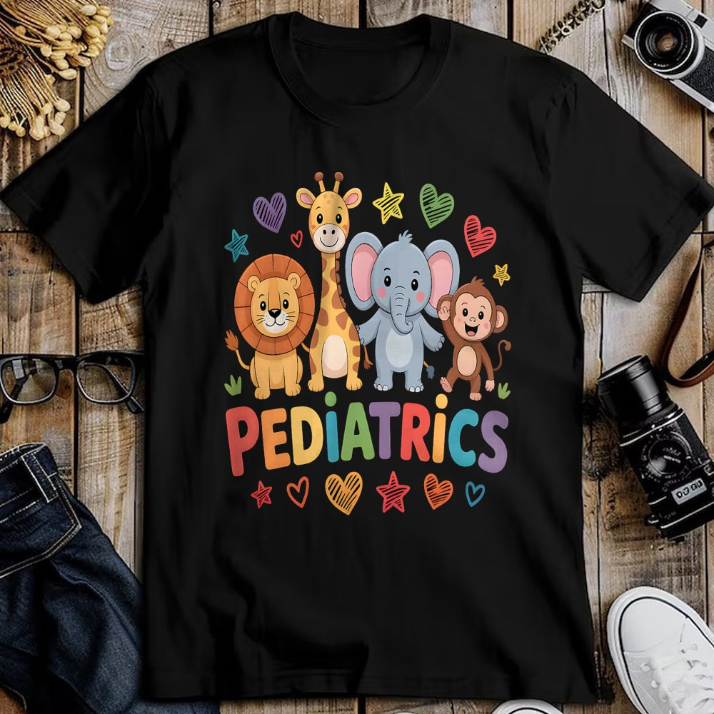 Best Doctor Shirt, Funny Doctor UnisexT-Shirt/Hoodie/Sweatshirt HLT00 - Pediatrics Jungle Animals Pediatric Nurse Doctor T-Shirt