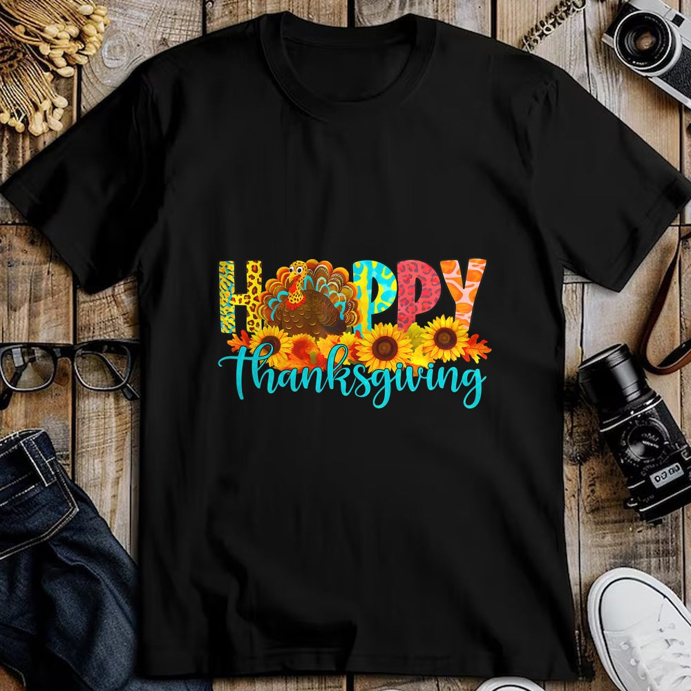 Best Thanksgiving Family Shirt , Funny Thanksgiving UnisexT-Shirt/Hoodie/Sweatshirt HLT00 - happy thanksgiving for turkey day family dinner sunflower T-Shirt