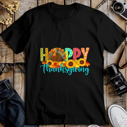 Best Thanksgiving Family Shirt , Funny Thanksgiving UnisexT-Shirt/Hoodie/Sweatshirt HLT00 - happy thanksgiving for turkey day family dinner sunflower T-Shirt