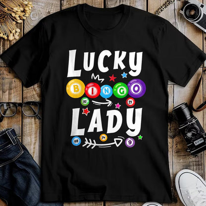 Gift for Mom Shirt, Funny Mom Unisex T-Shirt/Hoodie/Sweatshirt HLT00 - Bingo Night Funny Bingo Lucky Bingo Lady For Grandma Mom T-Shirt