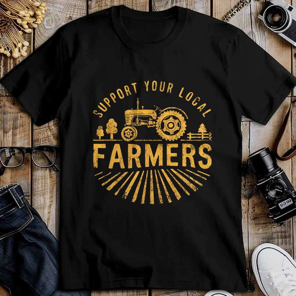 Best Farmer Life Shirt, Funny Farmer UnisexT-Shirt/Hoodie/Sweatshirt HLT00 - Support Your Local Farmers Farming Life Farm Tractor Farmer T-Shirt