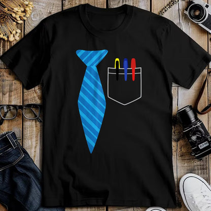 Best Teacher Shirt, Funny Teacher UnisexT-Shirt/Hoodie/Sweatshirt HLT00 - Teacher Tie & Pocket Protector Costume School Gift T-Shirt
