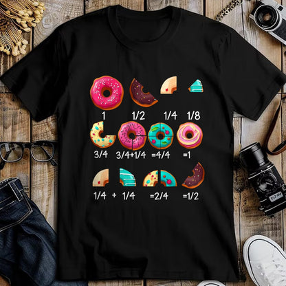 Best Teacher Shirt, Funny Teacher UnisexT-Shirt/Hoodie/Sweatshirt HLT00 - Math Donut Fraction Back to School Teacher Gifts Tee T-Shirt