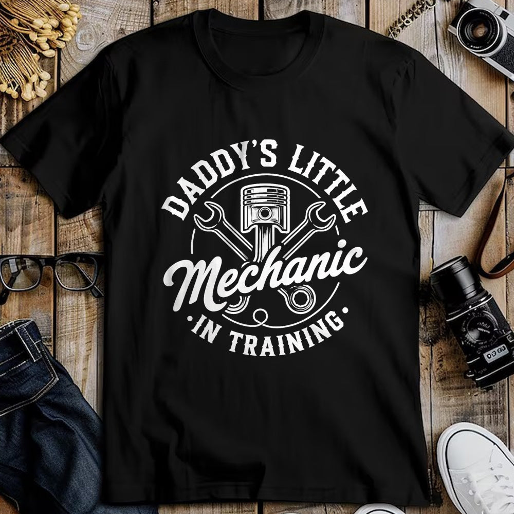 Best Mechanic Life Shirt, Funny Mechanic UnisexT-Shirt/Hoodie/Sweatshirt HLT00 - Daddy's Little Mechanic in Training Funny Future Mechanic T-Shirt
