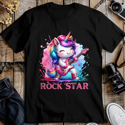 Guitar Lover Shirt, Funny Guitar UnisexT-Shirt/Hoodie/Sweatshirt HLT00 - Cute Unicorn Rock Star Guitar Rockin_ Music Singer T-Shirt